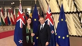 Jacinda Ardern joins EU in making veiled attacks on US protectionism