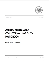 Antidumping and Countervailing Duty Handbook