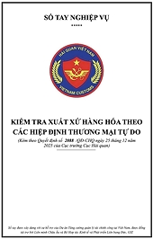 Handbook on customs procedures for verifying the origin of goods under FTAs